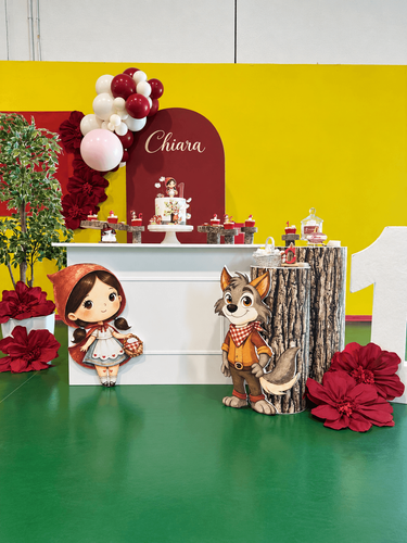 Primo compleanno tema Cappuccetto rosso
