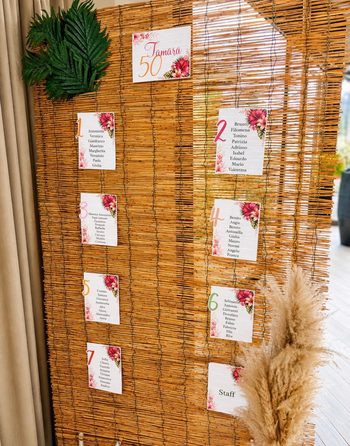 50° Compleanno Tropical Chic